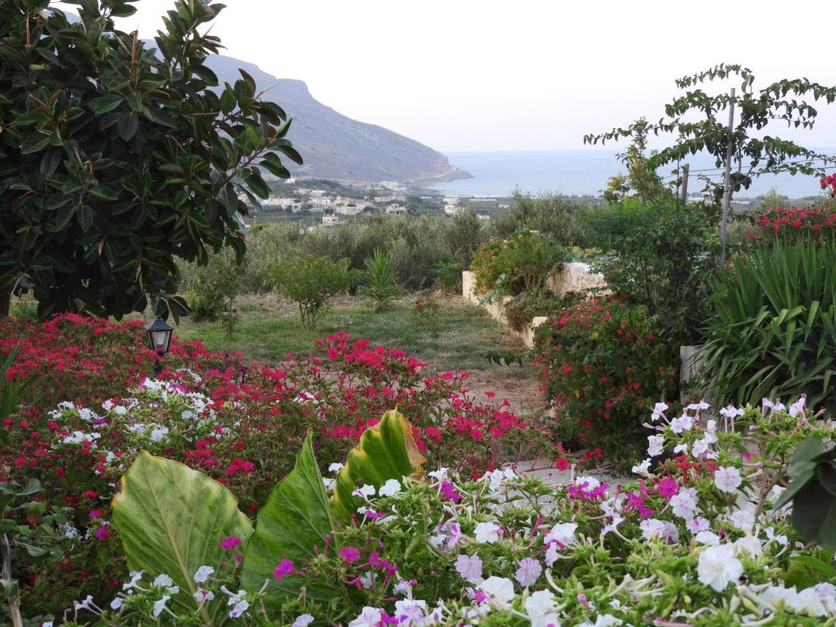 Chrissi'S House With Garden And Sea View Zerviana Villa Kissamos Exterior photo