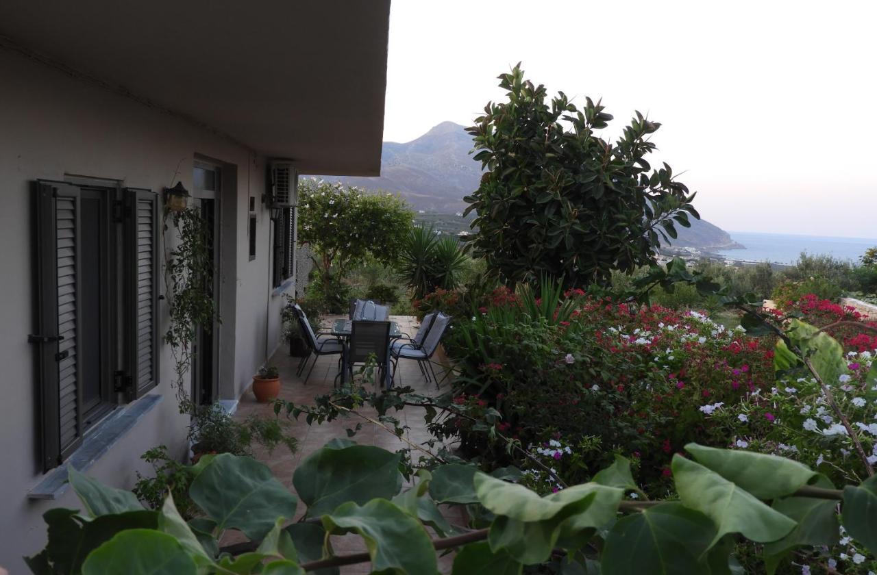 Chrissi'S House With Garden And Sea View Zerviana Villa Kissamos Exterior photo