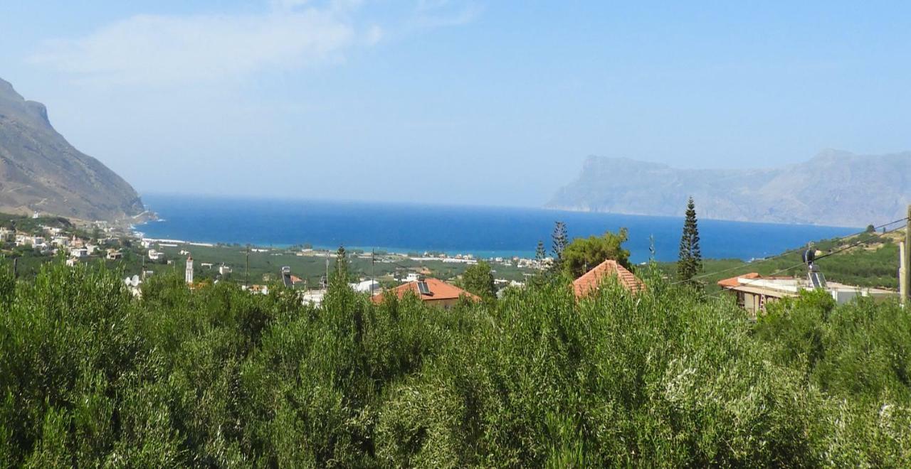 Chrissi'S House With Garden And Sea View Zerviana Villa Kissamos Exterior photo